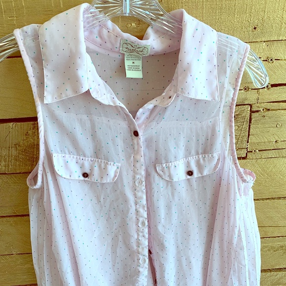 Polka dot pink summer bottom up - Picture 1 of 5